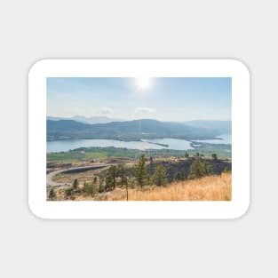 View of Osoyoos From Anarchist Mountain Viewpoint Magnet