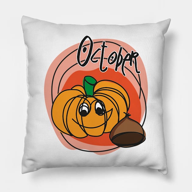 October Pillow by Regal_KiLa