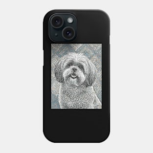 Dog Portrait - Lhasa Apso Phone Case