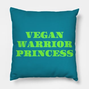 Vegan Warrior Princess Pillow