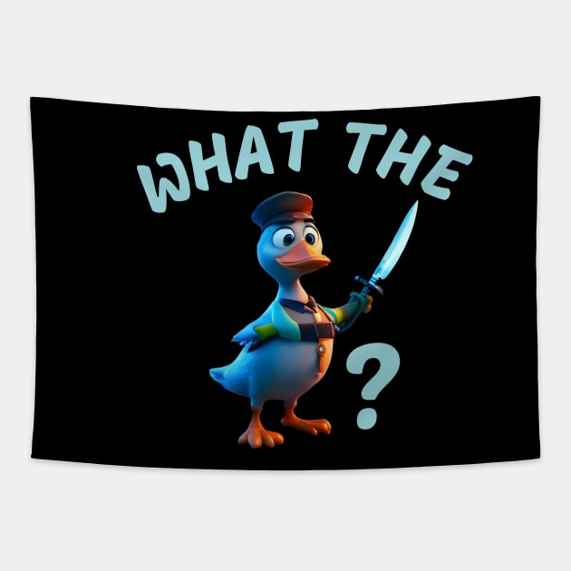 what the duck Tapestry by mdr design