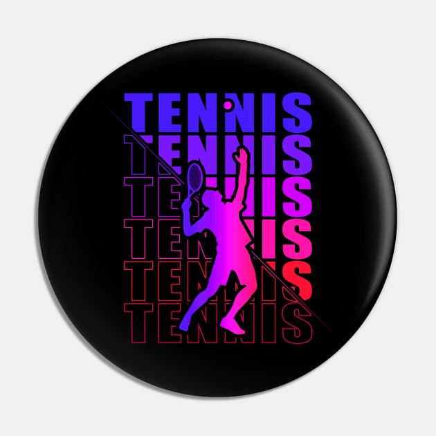 Tennis Clothing For Tennis Players Coaches Fans Pin by The Number One