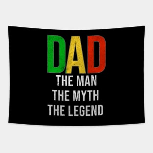 Malian Dad The Man The Myth The Legend - Gift for Malian Dad With Roots From Malian Tapestry