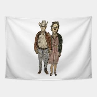 American couple Tapestry