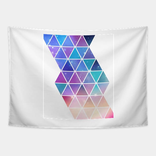 Space Triangles Tapestry by LaurenPatrick