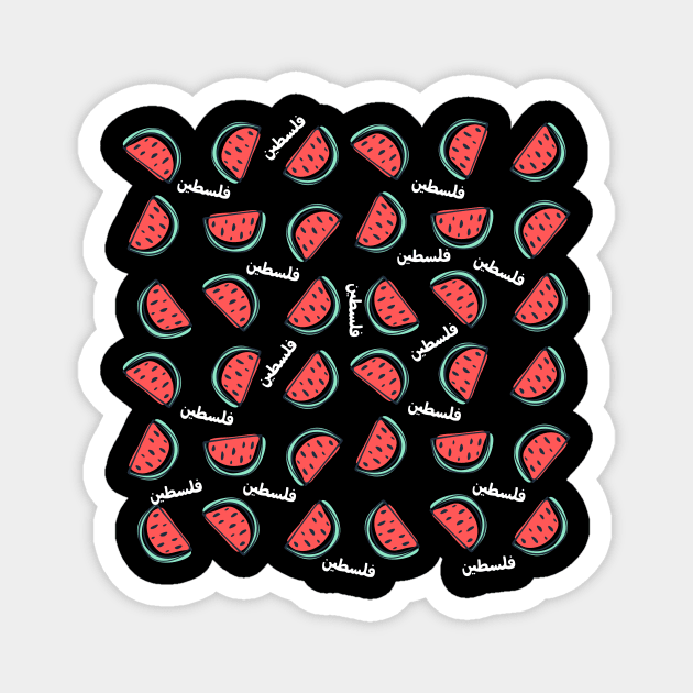 Watermelon Palestine Palestinian Magnet by The WYLD Tribe