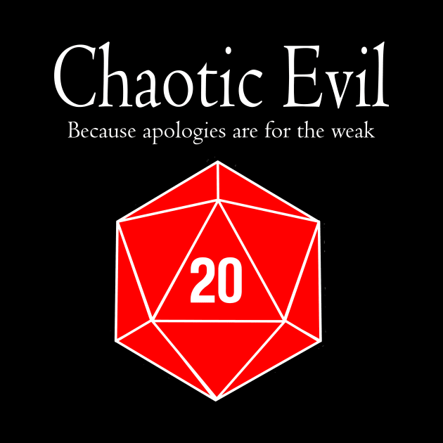 DND Chaotic Evil by Bingeprints