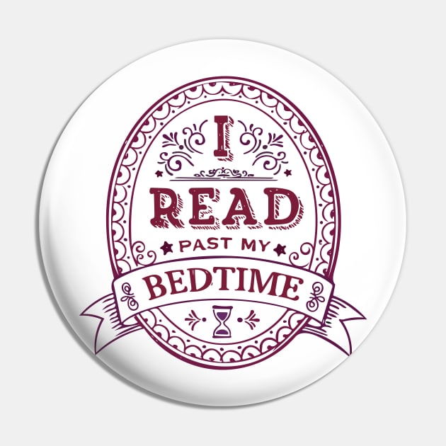 I Read Past My Bedtime Pin by Nataliatcha23