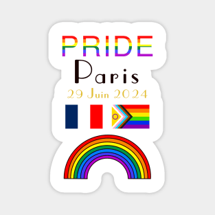 Pride Paris France 2024 Magnet