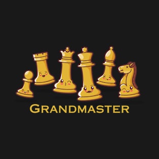 Chess Grandmaster Checkmate Tournament Pieces T-Shirt