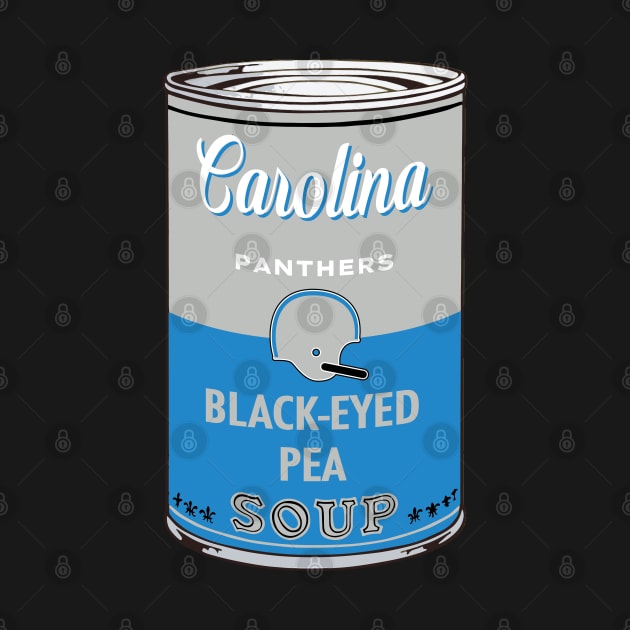 Carolina Panthers Soup Can by Rad Love