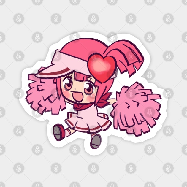 I draw pink guardian chara ran / shugo chara anime Magnet by mudwizard