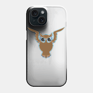 Mighty brown owl Phone Case