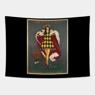 Leonetto CAPPIELLO Poster Crémant du Roi, Veuve Amiot, grands vins mousseux Tapestry