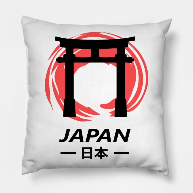 Torii Gate Pillow by dewarafoni