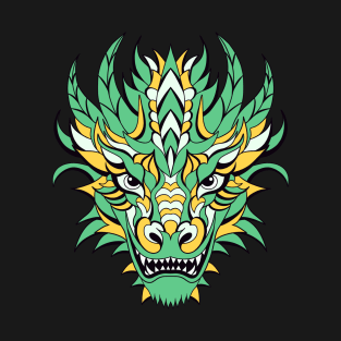 Head of green dragon T-Shirt