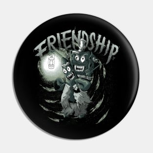 the friendship of monster bob and the star Pin