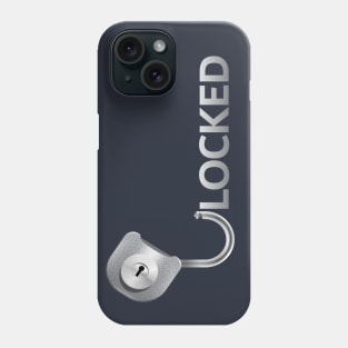 Unlocked Grey Phone Case