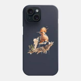 Hoopoe Bird On A tree 2.0 Phone Case