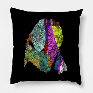 Jessica simpson - Wpap vintage Pillow