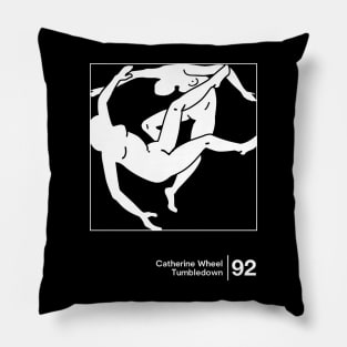 Catherine Wheel / Minimal Style Graphic Artwork Pillow