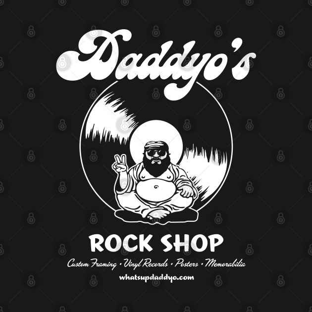 Disover Daddyo's Rock Shop - Record Store - T-Shirt