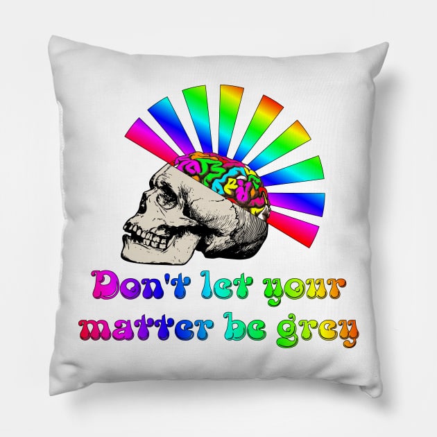 Think in colours. Pillow by Sifs Store