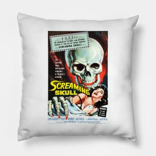 The Screaming Skull Pillow