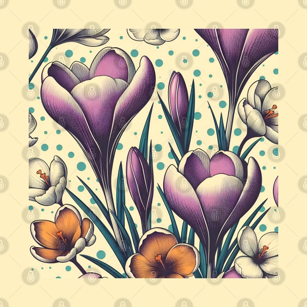 Crocus Flower by Jenni Arts