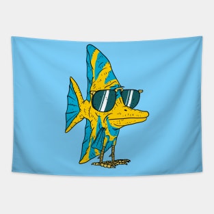 chicken fish rockstar. Tapestry