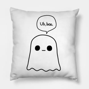 Awkward Ghost Pillow