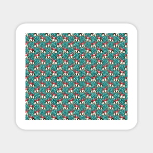 Christmas Love Penguins Magnet