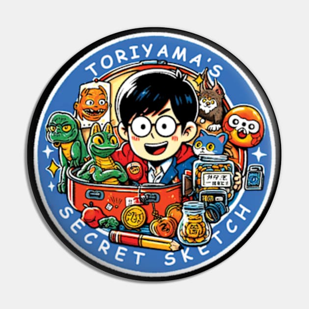 Akira Toriyama Secret Sketch Pin by elegantelite