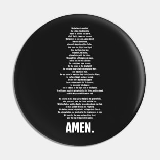 Full Nicene Creed | Lutheran Church Pin