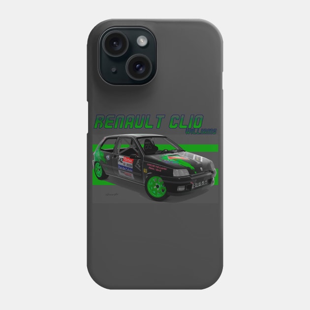 Renault Clio Williams Phone Case by PjesusArt