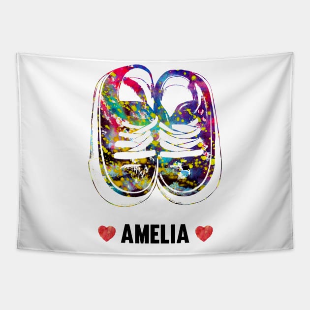 Amelia Baby Name Tapestry by erzebeth