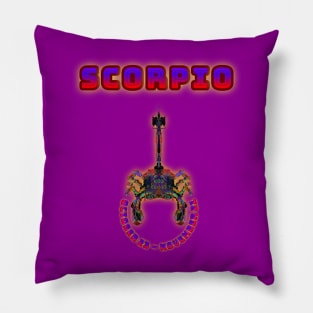 Scorpio 4b Magenta Pillow