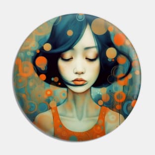 Surreal Girl Pin