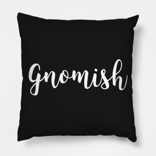 Gnomish Dungeons and Dragons DND Gaming Pillow