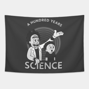 Science Vintage Cartoon Tapestry
