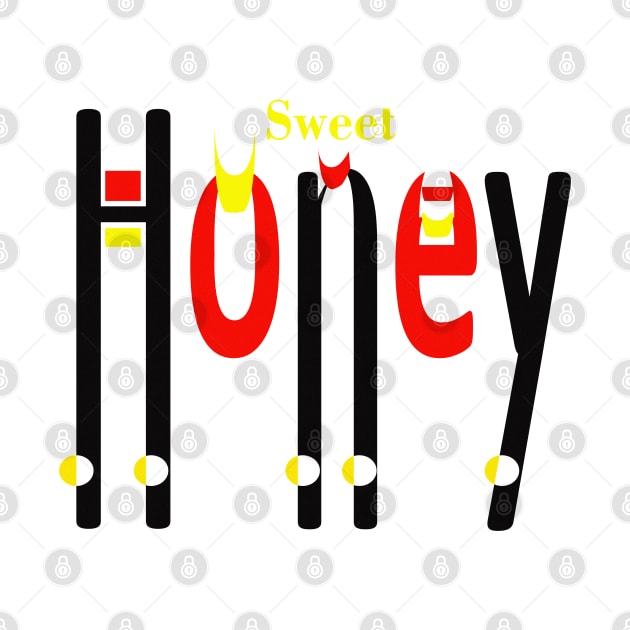 SweetHoney: Sweeten Up Your Life with This Typographic Design by Indie Chille