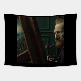 reflections van gogh Tapestry