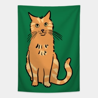 Orange Cat Tapestry