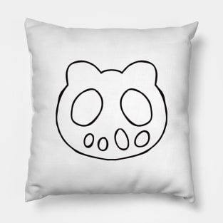 C CONTROL - The Money and Soul of Possibility - Kimimaro Yoga Hoodie Logo Design (Black Line Art) Pillow