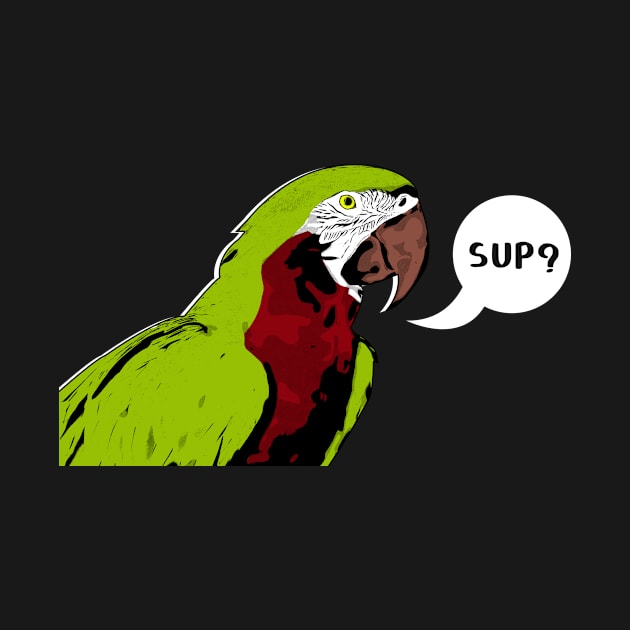 Great green macaw Comic Art by boholoc0