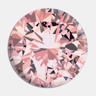 Pink diamond geometric illustration Pin