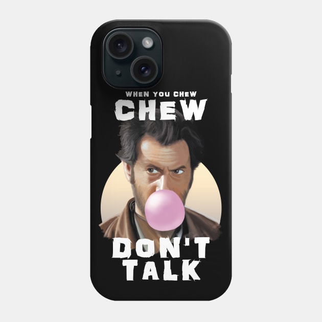 CHEW DON'T TALK - bubble gum design Phone Case by TMBTM