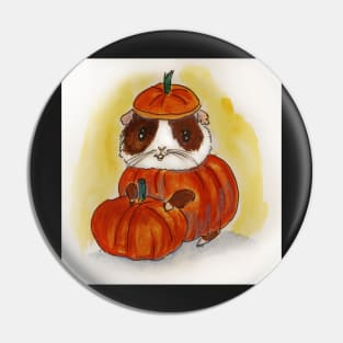 Pumpkin Guinea pig cavy! Fall, Thanksgiving, Halloween Pin