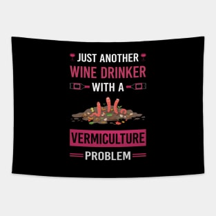 Wine Drinker Vermiculture Worm Farming Farmer Vermicompost Vermicomposting Tapestry