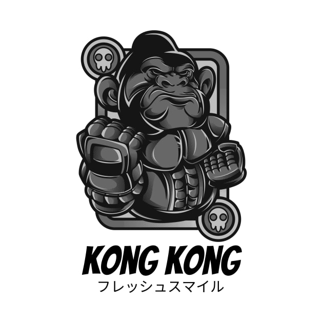 Kong Kong Monkey Ape Gorilla by BradleyHeal